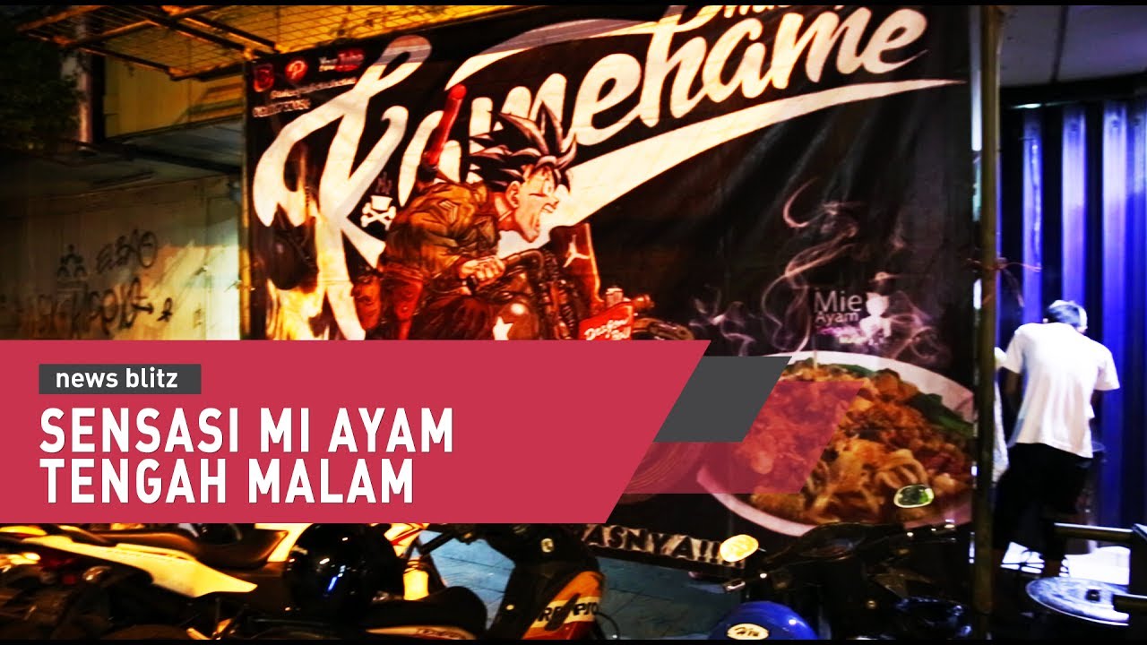 Mie Ayam Kamehame, Mie Ayam Tengah Malam Buka Sampai Sahur