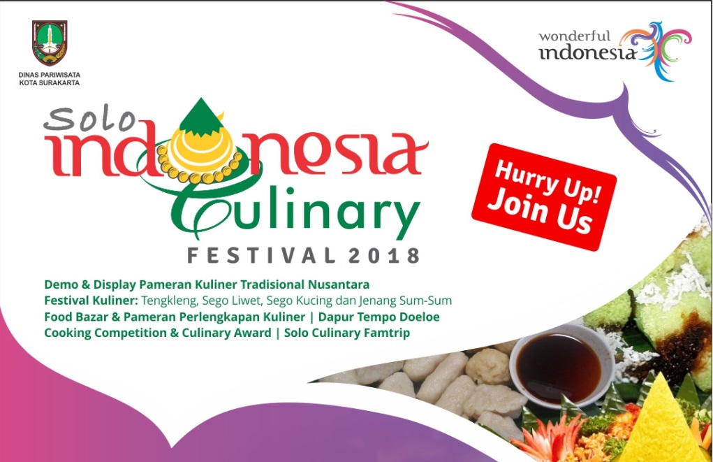 Festival Kuliner, Solo Indonesia Culinary Festival 2018 Solo indonesia culinary festival 2018 akan hadirkan ratusan kuliner lawasan